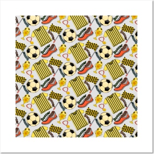 Soccer Pattern Posters and Art